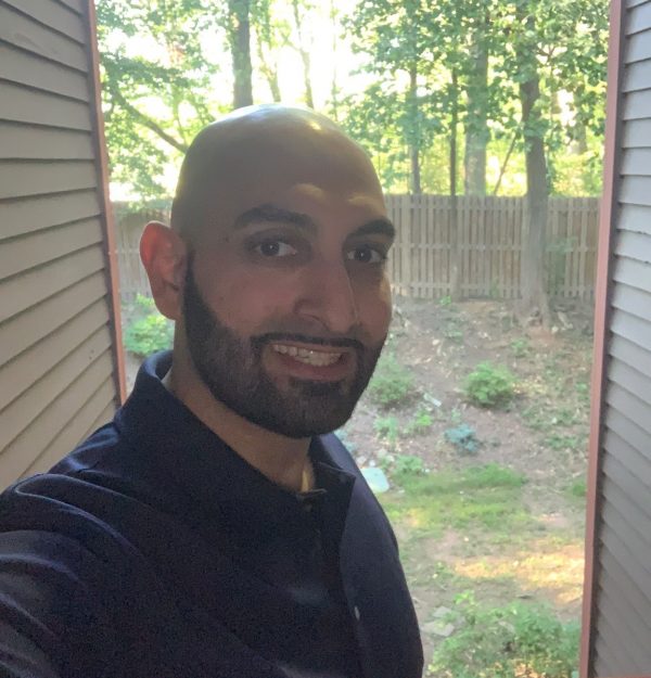 Man smiling