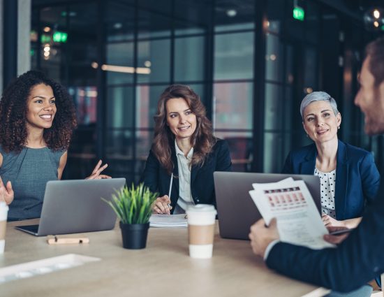 Group of businesswomen during a meeting