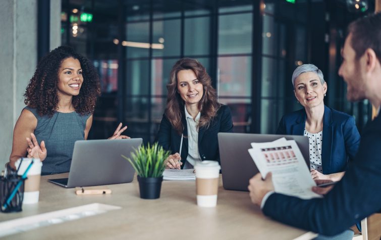 Group of businesswomen during a meeting