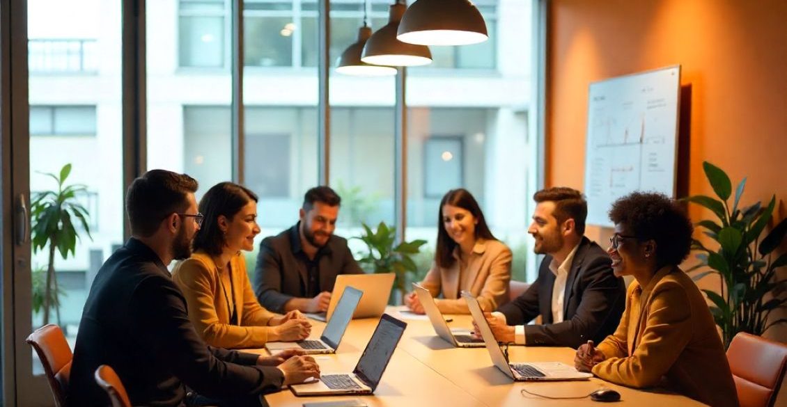 global mobility and corporate relocation solutions in a professional office setting.