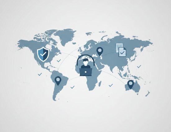 “Illustration showing global mobility tax compliance for remote employees working across borders
