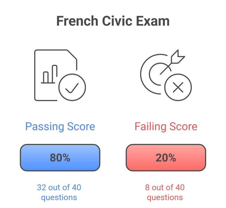 What the French exam includes