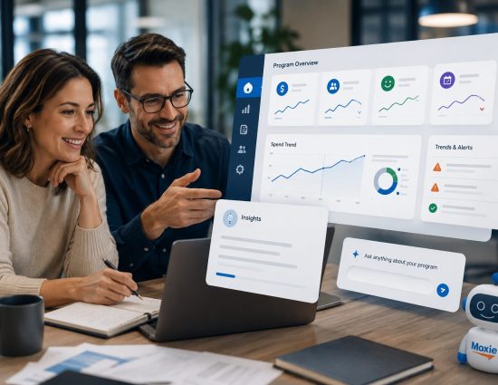 Two global mobility professionals using CoreTech