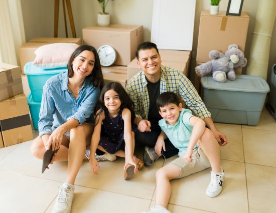 Hispanic family planning a relocation